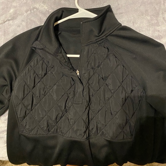 Black Quarterzip Athletic Jacket (size small) - Picture 2 of 3